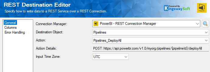 PBDestination Deploy pipeline